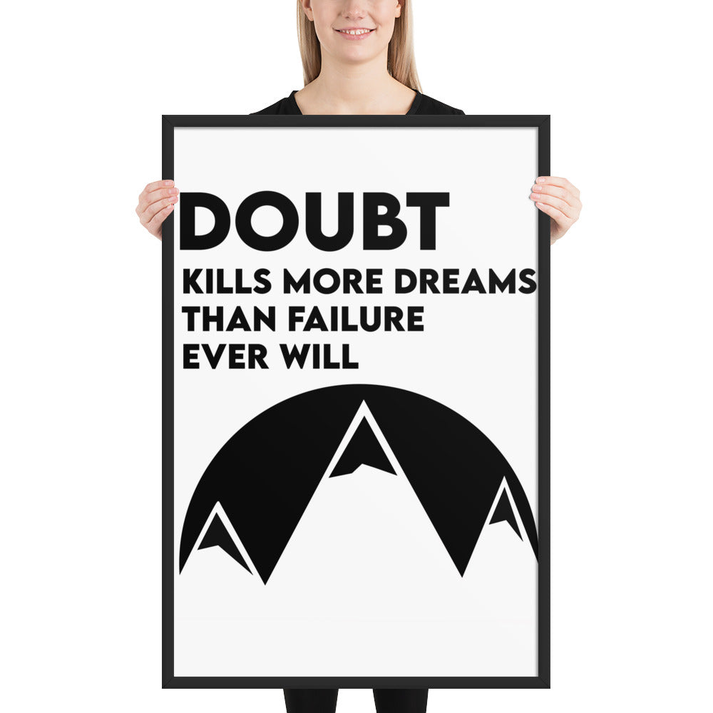 Doubt Framed Poster
