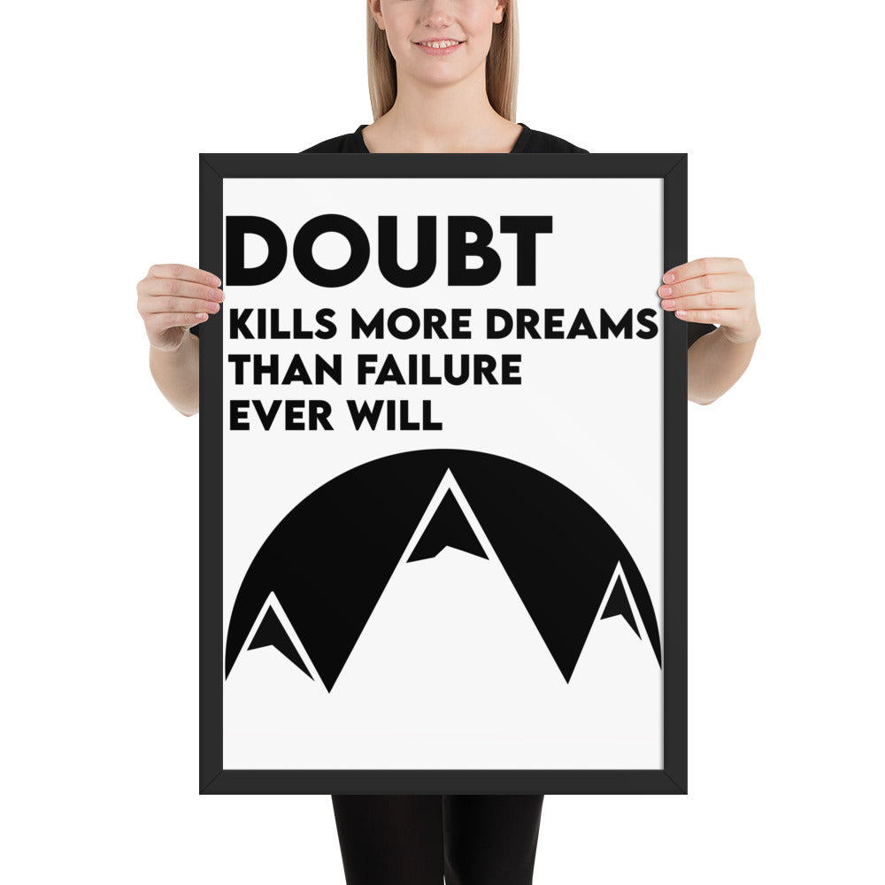 Doubt Framed Poster