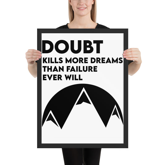 Doubt Framed Poster