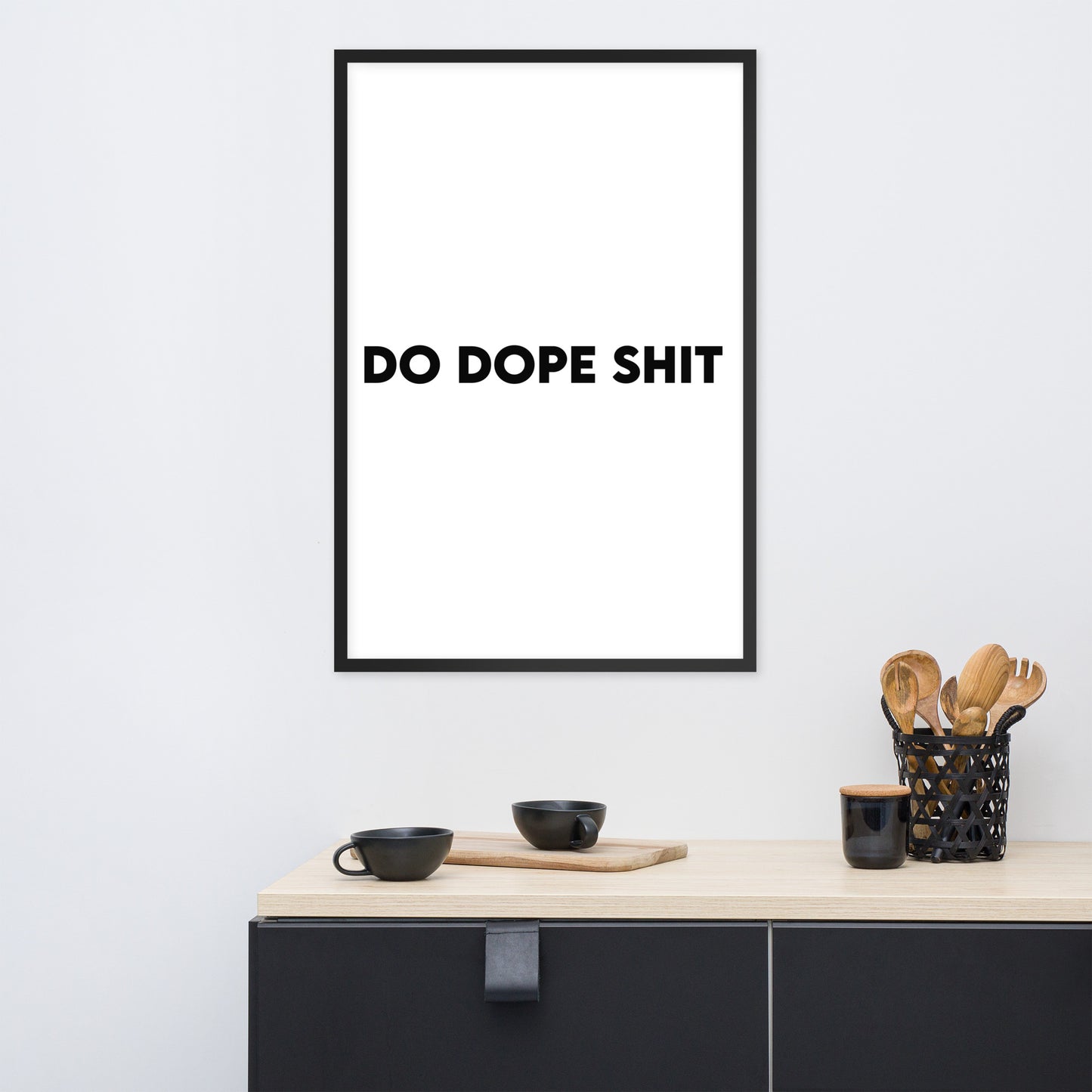 Dope Shit Framed Poster