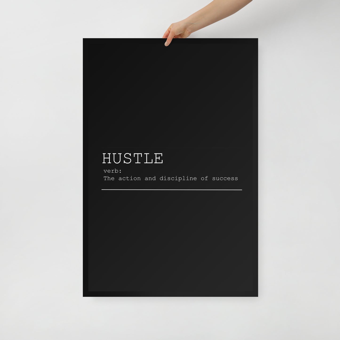 Hustle Framed Poster