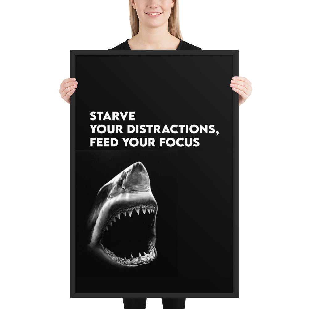 Feed Your Focus Framed Poster